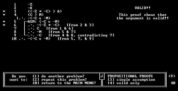 The original LogiCola, running on DOS